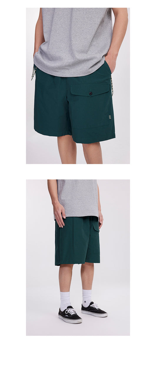 Shorts para Hombre con Bolsillos Laterales y Cintas de Ajuste - Image 11