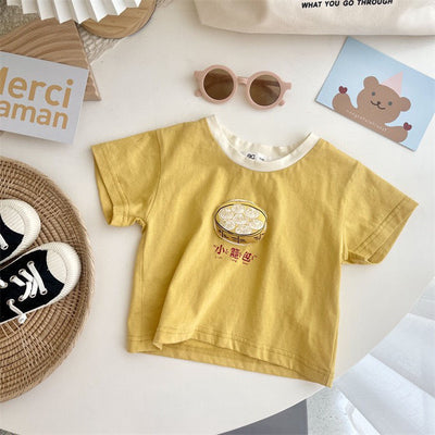 Playera Casual de Niña Manga Corta Cuello Redondo - Versátil para Verano - Image 14