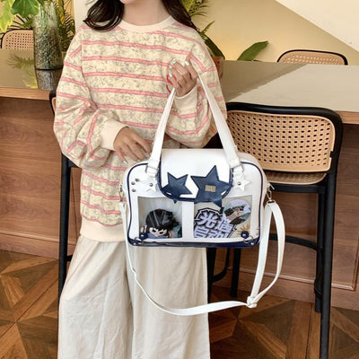 Bolso Mensajero de Hombro Estilo Preppy Original Portátil - Image 24
