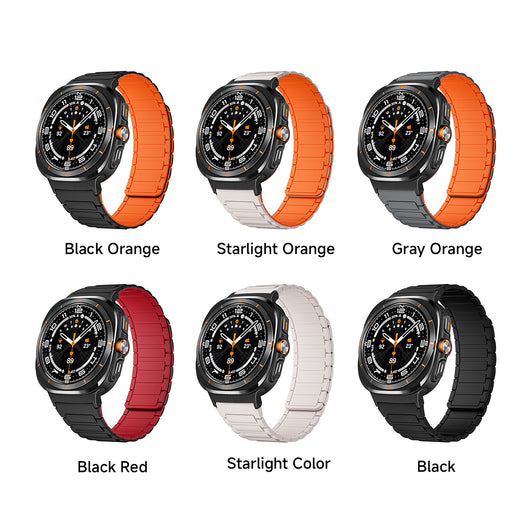 Correa de Reloj Magnética de Silicona Bicolor - Image 17