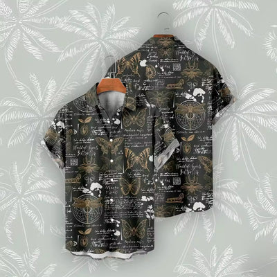 Camisa Vintage Playa Hombre Estampado Digital 3D - Image 24