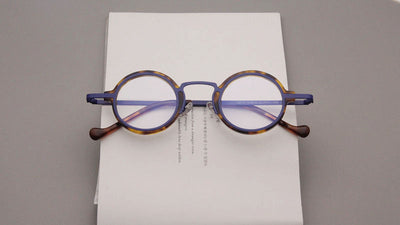 Gafas Retro Marco Redondo Metal para Miopía - Image 44