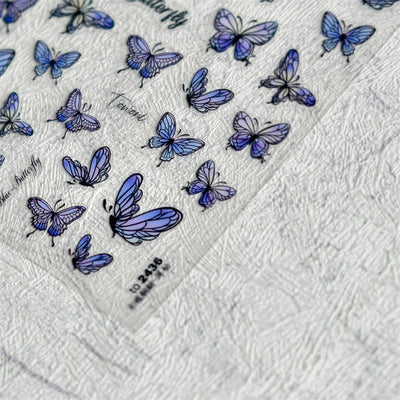 Stickers de Uñas 5D con Mariposas en Relieve - Adhesivos Impermeables y Duraderos - Image 14