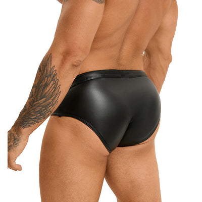 Bóxer de Cuero Sintético con Remaches para Hombre - Image 16