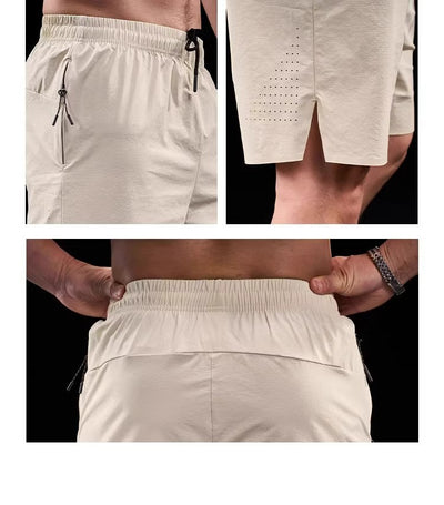 Shorts Deportivos Hombre Seda Helada Transpirable Secado Rápido - Image 16