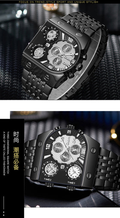 Reloj Hombre Multihuso con Esfera Grande e Iluminación Nocturna - Image 21