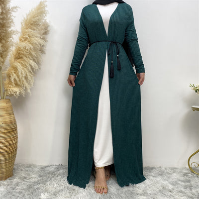 Cardigan Tejido Largo para Mujer - Abrigo Suéter Versátil - Image 37