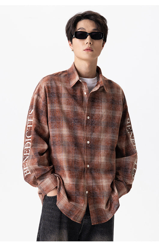 Camisa Casual a Cuadros para Hombre - Estilo Versátil - Image 14