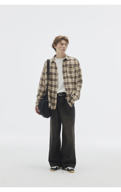 Camisa de Cuadros Vintage con Textura Brushed - Image 26