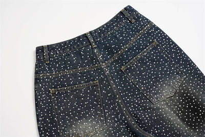 Pantalones Jeans Rectos Anchos con Detalles de Strass - Diseño Casual Moderno - Image 38