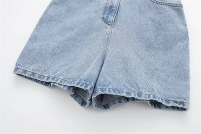 Overol Corto Cargo para Mujer con Bolsillos Decorativos - Estilo Verano - Image 26