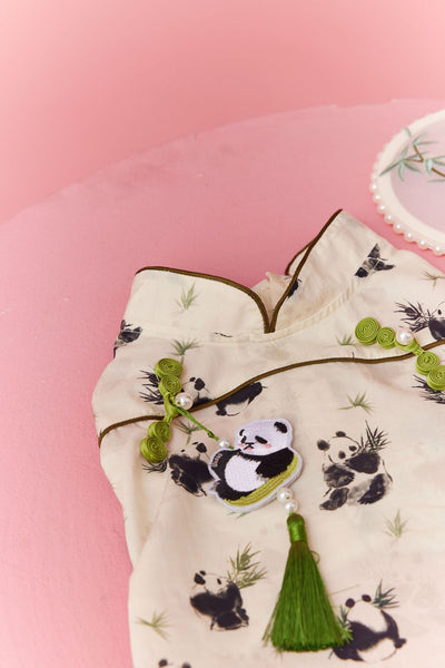 Chaleco sin Mangas Estilo Chino para Mascotas - Diseño Panda Teddy Schnauzer Bichón - Image 42