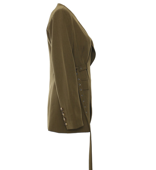 Blazer Ajustado de Corte Irregular para Hombre - Colección Industrial - Image 16