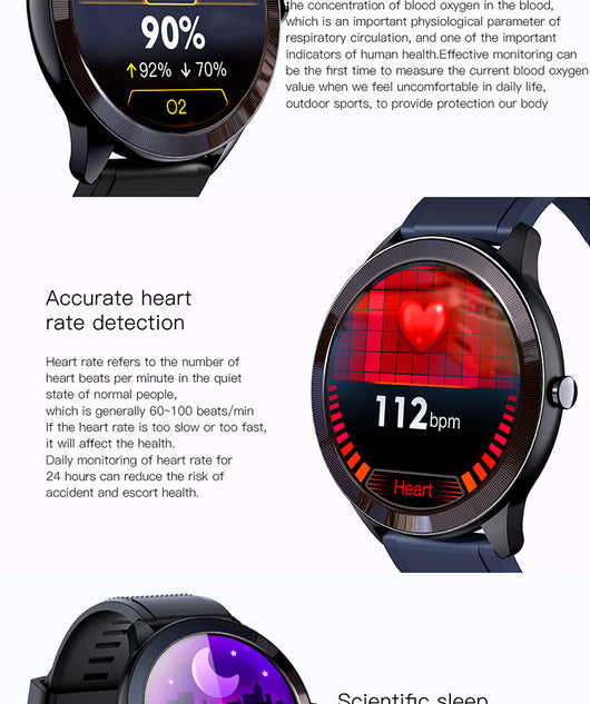 Reloj Inteligente SN93 con Monitor de Frecuencia Cardíaca y Presión Arterial - Image 15