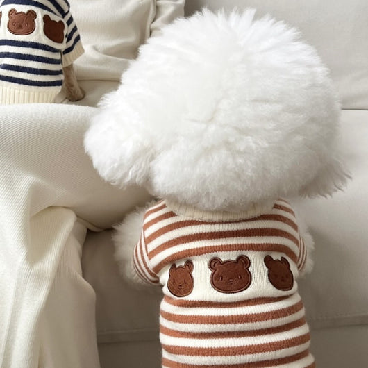 Suéter Tejido Cálido para Mascotas Estilo Coreano Otoño Invierno - Image 17