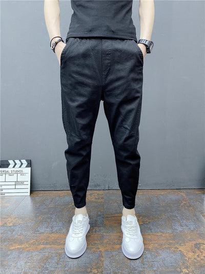 Pantalones Harem Tobilleros Ajustados de Cintura Elástica - Image 45