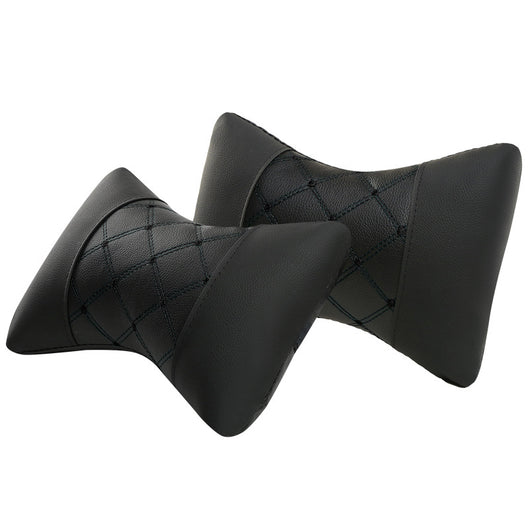 Almohada Cervical Acolchada de Cuero para Auto - Soporte Neck Pillow - Image 9