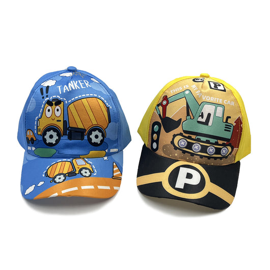 Gorra de Béisbol Infantil de Dibujos Animados con Excavadora - Image 29