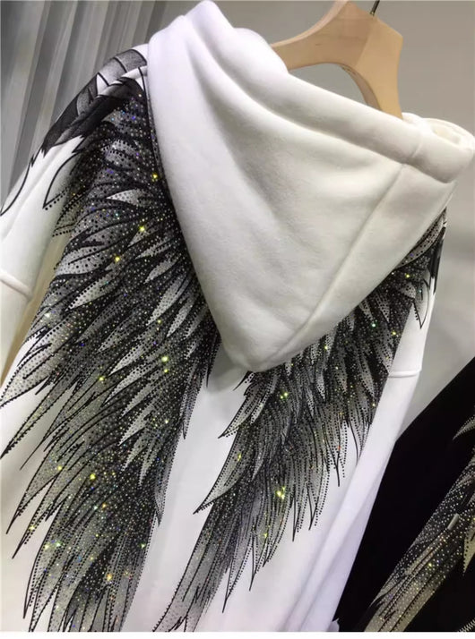 Abrigo Sudadera Acolchado de Lujo con Bordado Pesado y Detalles Brillantes - Image 23