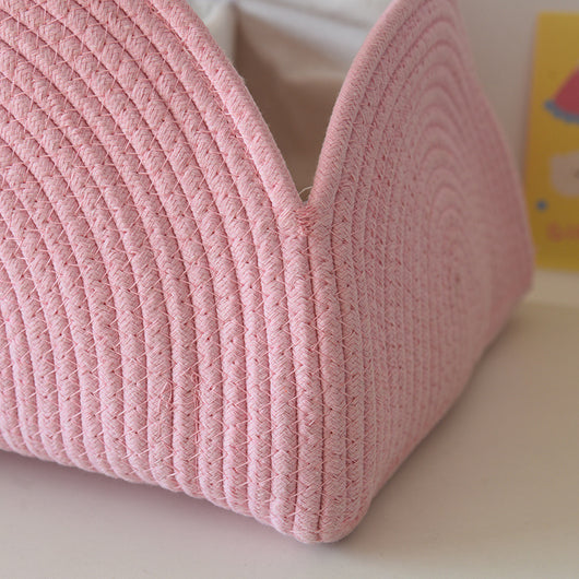 Canasta Tejida Portátil para Pañales y Almacenamiento del Bebé - Image 13
