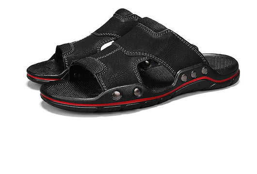 Sandalias Hombre Cuero Genuino Antideslizantes - Chanclas Outdoor Cómodas - Image 18