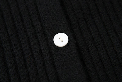 Cardigan de Cachemira Corto para Mujer - Cuello Solapa Otoño Temprano - Image 30