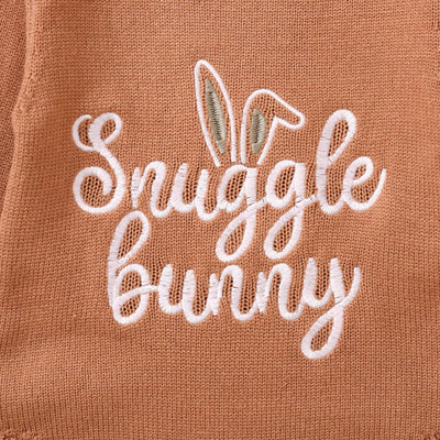 Suéter Infantil con Orejas de Conejo y Bordado de Letras para Pascua - Image 32