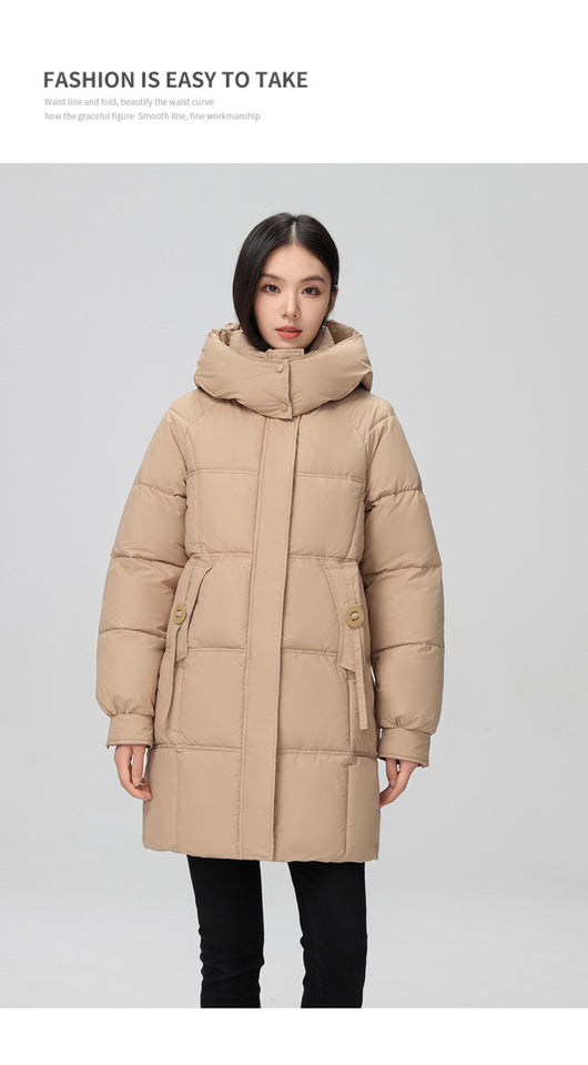 Abrigo Acolchado de Algodón Talla Grande para Mujer - Image 33