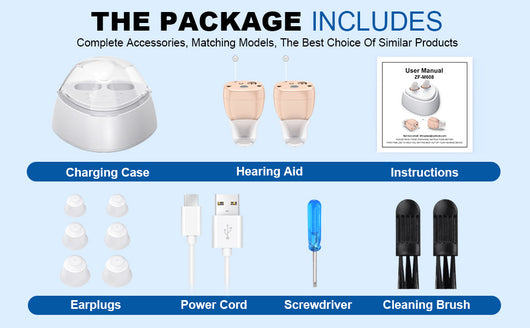 Audífono Recargable Ultracompacto Amplificador de Sonido Intraaural - Image 21