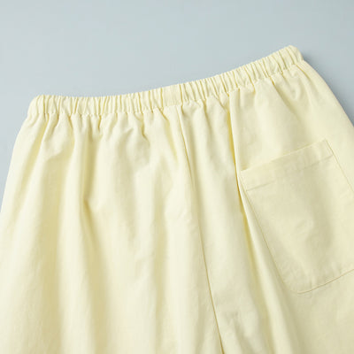 Pantalones Casuales Sueltos con Cordón Ajustable - Poliéster Liso para Mujer - Image 11