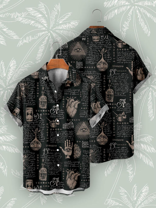 Camisa Vintage Playa Hombre Estampado Digital 3D - Image 18