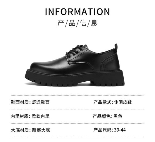 Zapatos de Cuero Negro Impermeables para Hombre Ejecutivo - Image 14