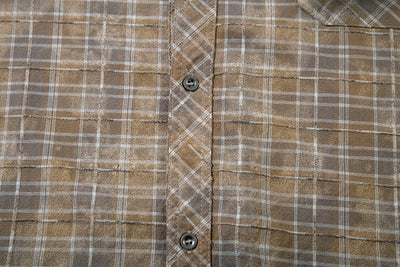 Camisa Plaid Degradado con Bordes Deshilachados - Image 34