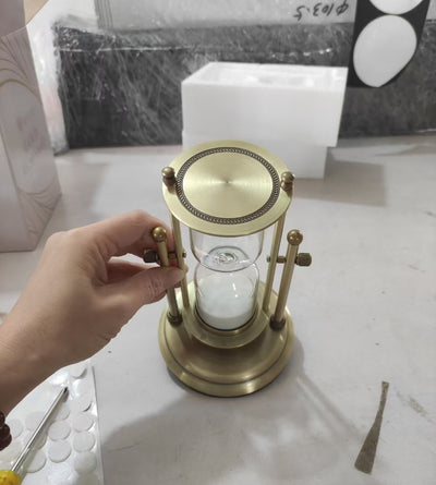 Reloj de Arena Decorativo de Madera 15 Minutos para Escritorio y Estudio - Image 18