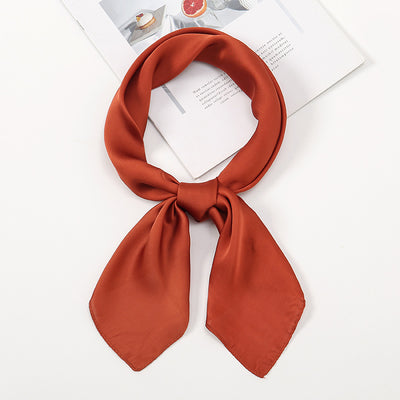 Pañuelo de Satén Liso Versátil y Elegante - Image 36