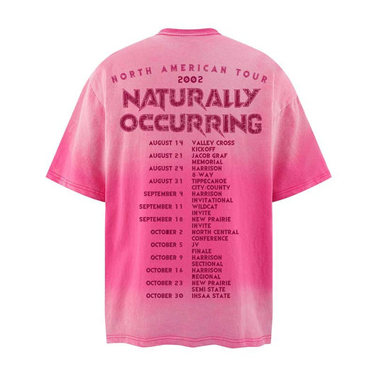 Camiseta Retro Vintage Estampado Degradado con Letras Desgastadas para Hombre - Image 10