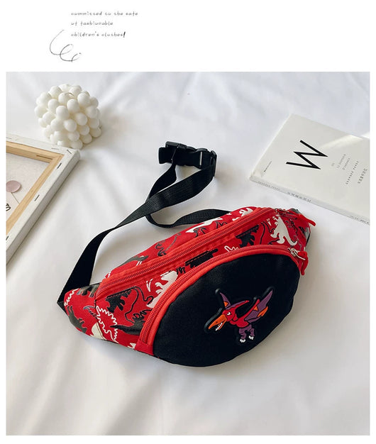 Bolsa Cruzada Infantil con Dinosaurio Cartoon - Mochila Pecho Niño - Image 13