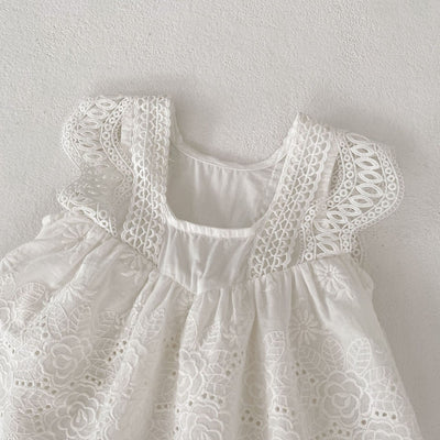 Jumpsuit Triangular con Encaje Calado y Bordado - Image 19