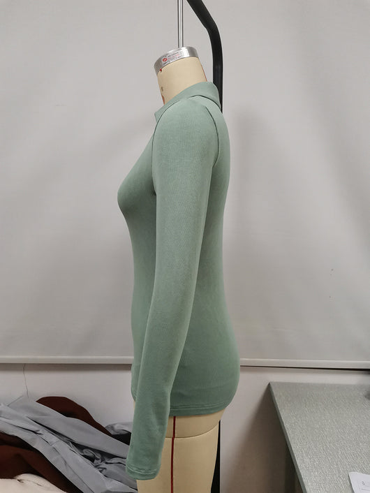 Blusa Slim Cuello V Manga Larga Kenji - Prenda Base Essencial - Image 18