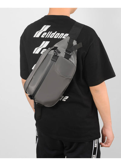 Mochila Bandolera Hombre Gran Capacidad - Bolsa Pecho Versátil para Estudiante y Commuter - Image 36