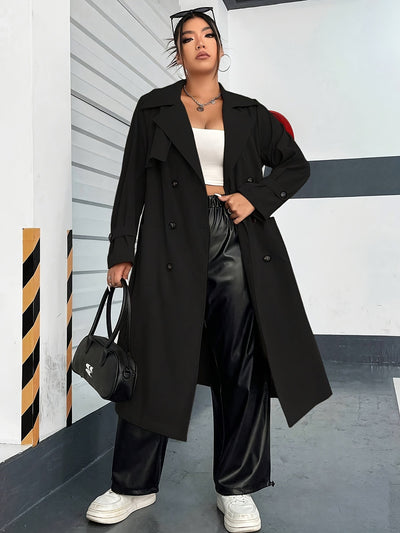 Abrigo Largo Casual para Mujer - Elegancia y Confort - Image 10