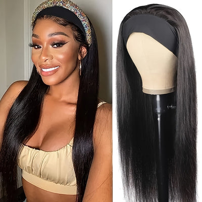 Peluca con Diadema Cabello Liso y Rizado Largo - Image 15