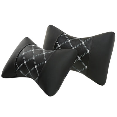 Almohada Cervical Acolchada de Cuero para Auto - Soporte Neck Pillow - Image 13