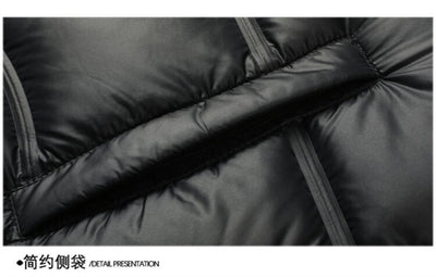 Abrigo Acolchado para Hombre Invierno - Chaqueta Térmica con Cuello Alto - Image 18