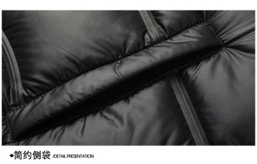 Abrigo Acolchado para Hombre Invierno - Chaqueta Térmica con Cuello Alto - Image 18