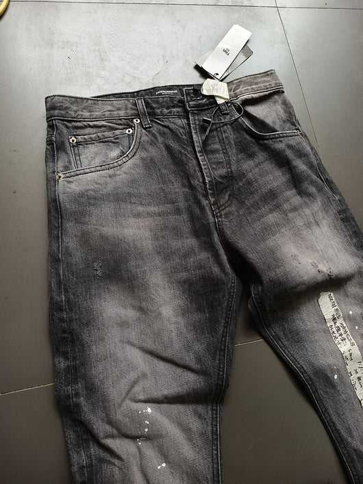 Jeans Skinny Hombre con Efecto Splash Tinta Lavado - Image 13
