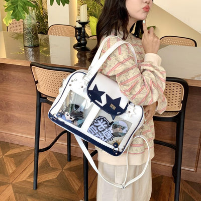 Bolso Mensajero de Hombro Estilo Preppy Original Portátil - Image 60