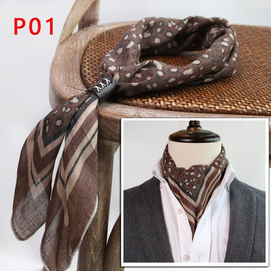 Bufanda de Seda Fina para Hombre - Accesorio Versátil Youth - Image 32