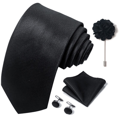 Combo Corbata, Traje y Pañuelo de Bolsillo para Hombre - Juego 8 - Image 96