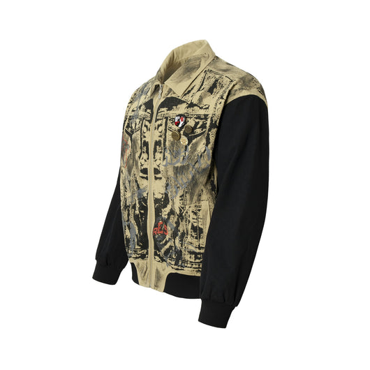 Chaqueta Retro Americana con Bordados y Parches Decorativos - Image 18